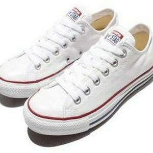 White Low Top Converse